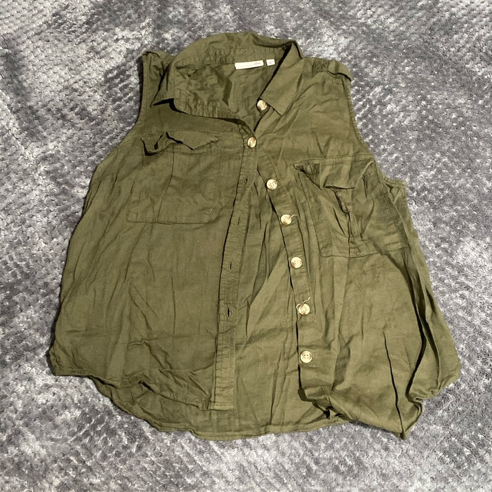 Army-ish green tank top
